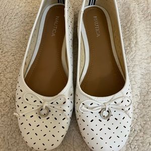 New without tags NAUTICA White Ballet Flats